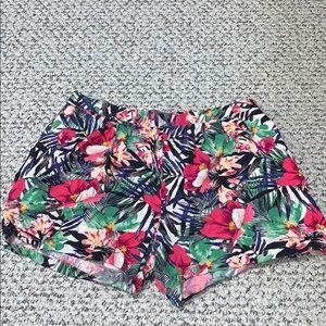 H&M High-waisted Flowy Shorts w/ Pockets